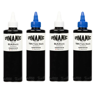 Kit Dynamic 240ml - 2 Black (BLK) + 2 Triple Black (TBK)
